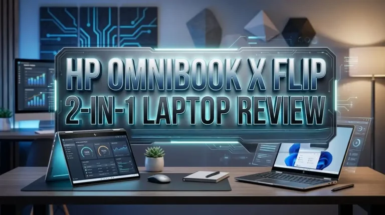 HP OmniBook X Flip 2 in 1 Laptop Review 2026: Worth The Hype?